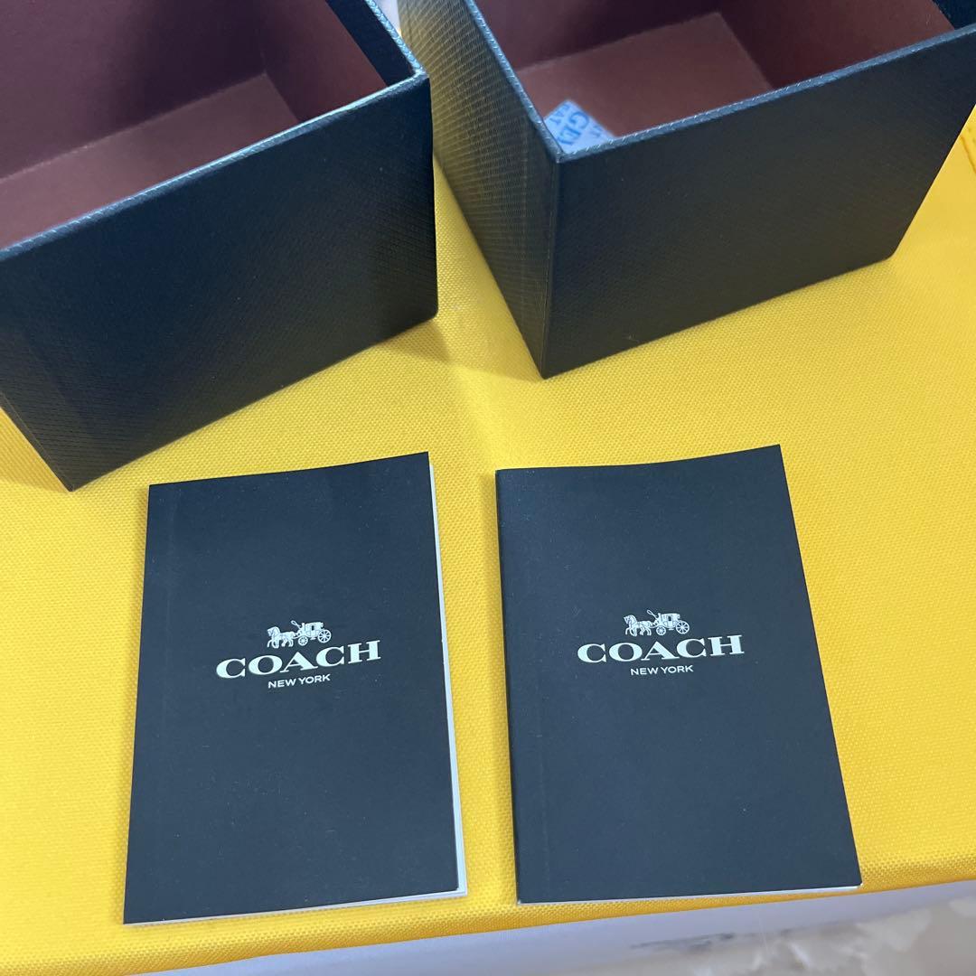 (電池切れ)COACH カジュアル時計 2点セット箱付き