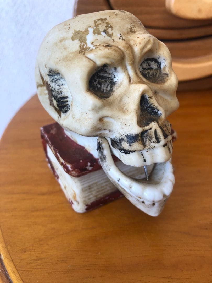 ビンテージ　50s スカル　髑髏　骸骨　ネイバーフッド　ミッドセンチュリー