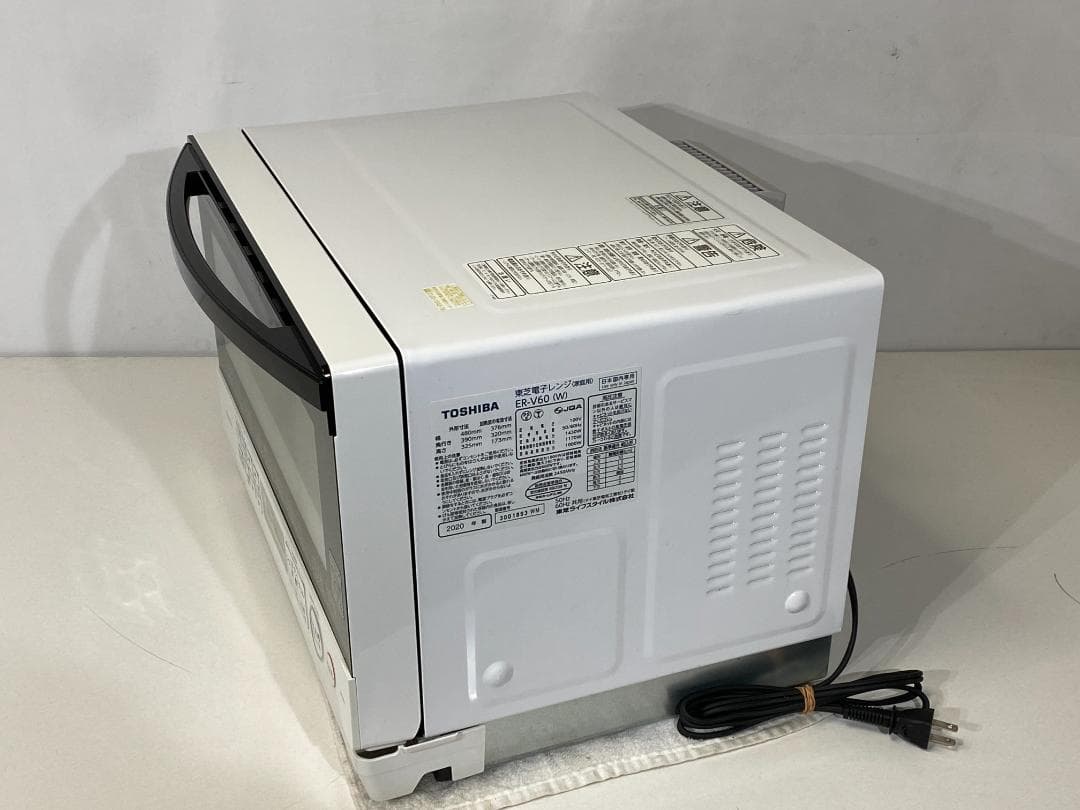 TOSHIBA オーブンレンジ　ER-V60(W)　2020年製