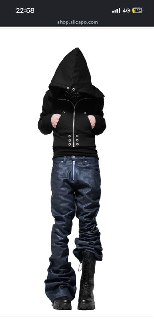 allcapoフレアデニム opium 値下げ中!! 早めに売りたいです