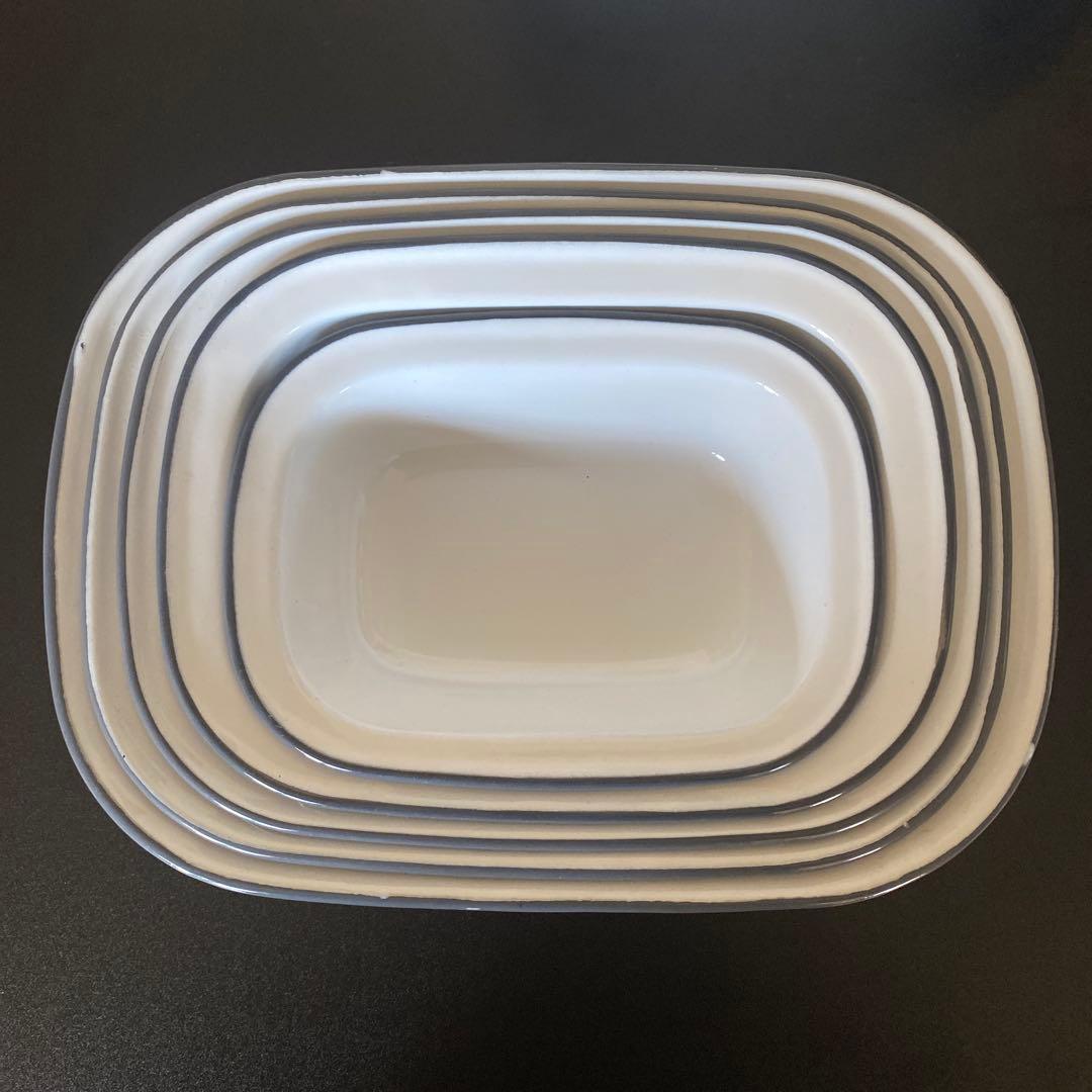 ファルコン　FALCON 琺瑯　ホーロー　5枚セット