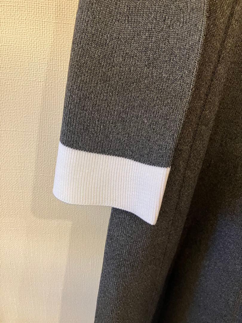 【新品未使用】CELFORD♪ベルスリーブホールガーメントワンピース GRY