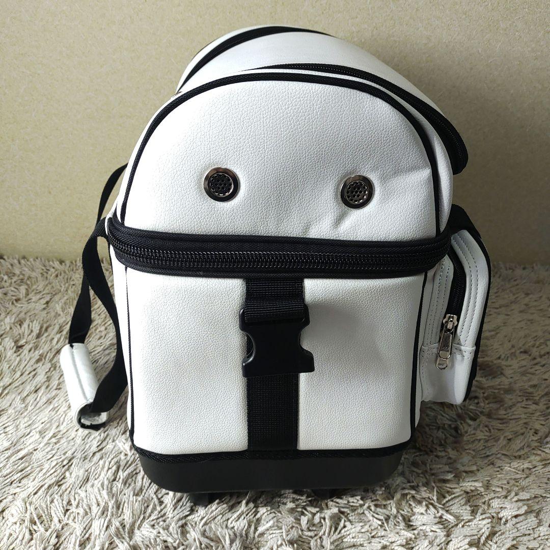 【美品】ABS キャプテンサンタ　ボーリングバッグ　ホワイト　2way コラボ