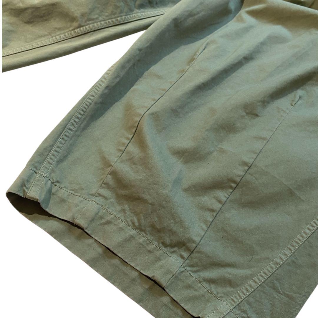【未使用】nest robe コットンカーゴパンツ ファティーグ ワイド パンツ