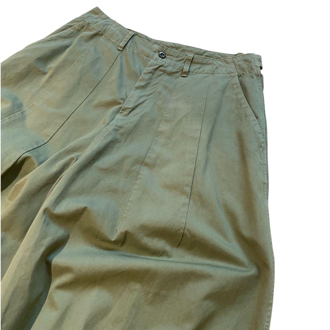 【未使用】nest robe コットンカーゴパンツ ファティーグ ワイド パンツ