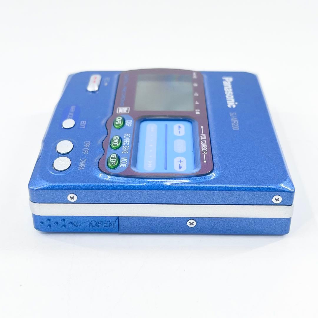 完動品 Panasonic SJ-MR200 MDレコーダー リモコン付