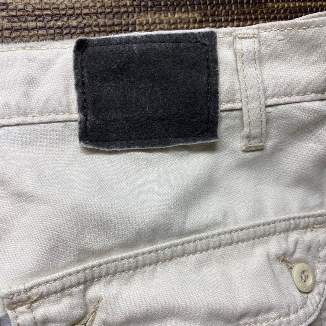 SILVERTAB カーゴパンツ ホワイト　90s 古着　Y2K W34相当