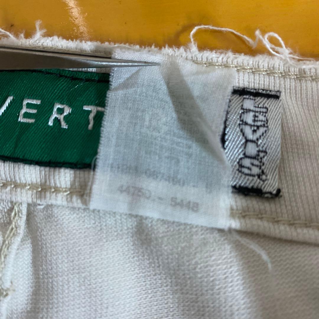 SILVERTAB カーゴパンツ ホワイト　90s 古着　Y2K W34相当