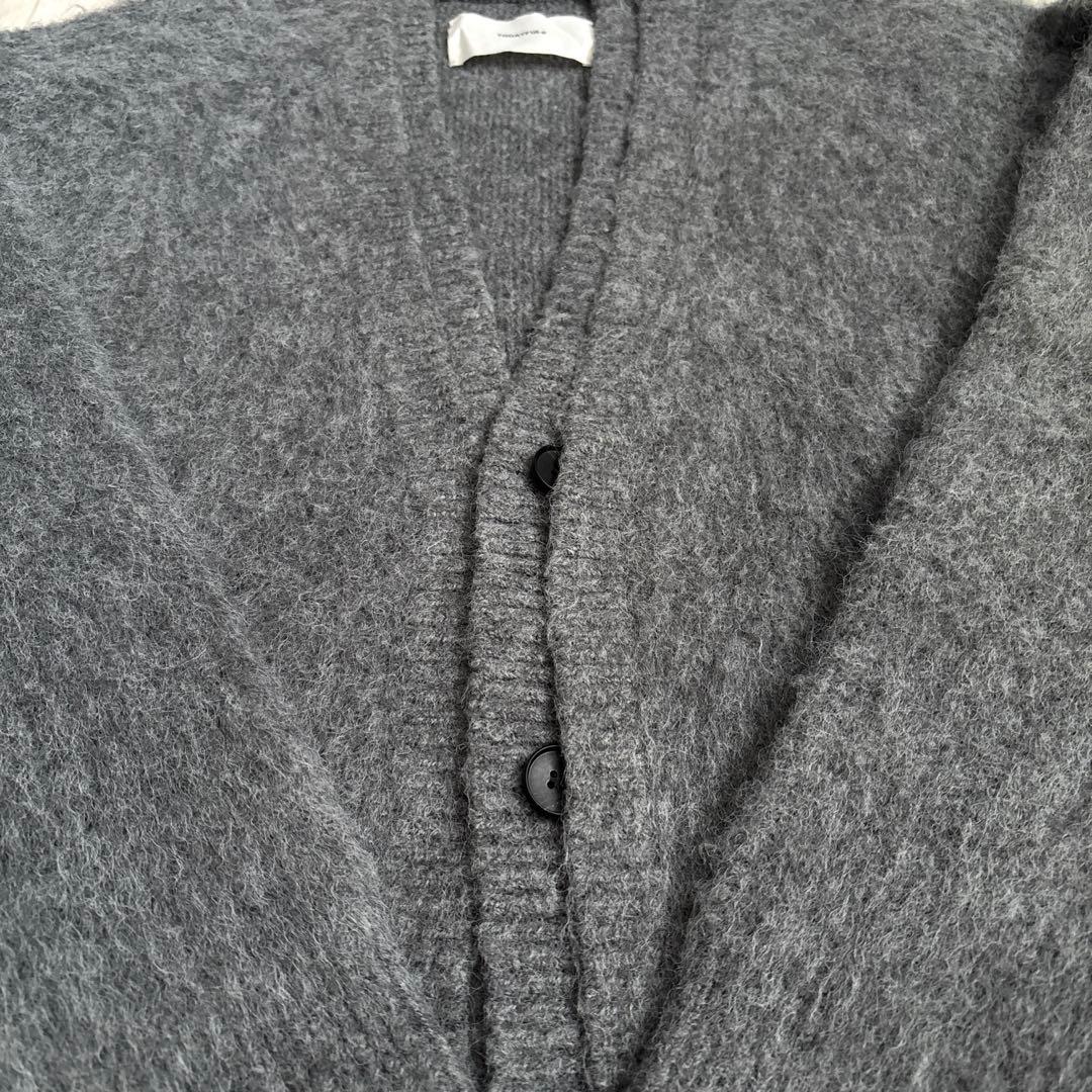 todayful brushd V neckカーディガン