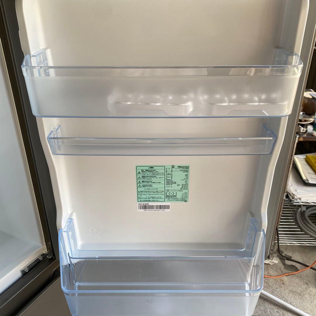 2023年製 ハイセンス 282L 3ドア冷蔵庫HR-D2802S