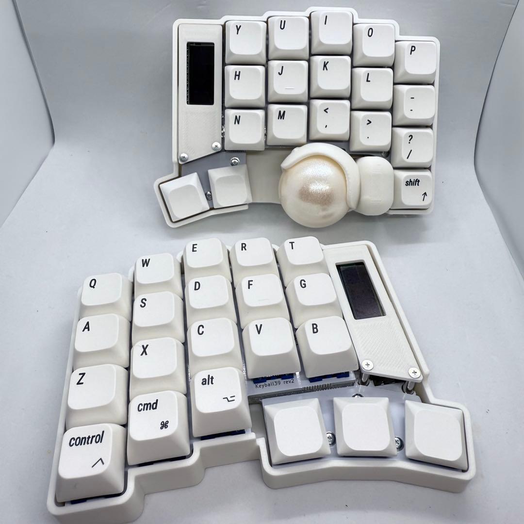 Keyball39 ホワイト セット 組立て済み 完成品