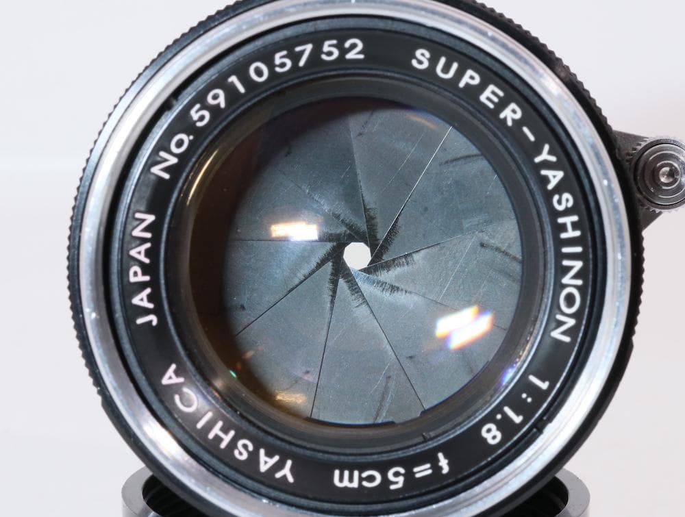 希少美品YASHICA SUPER YASHINON 5cm F/1.8 L39