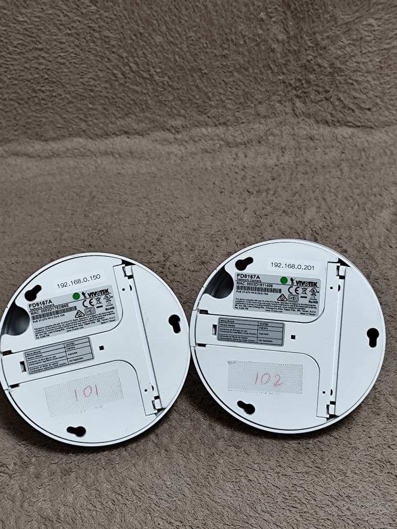 VIVOTEK FD8167A ドーム型カメラ 2台セット