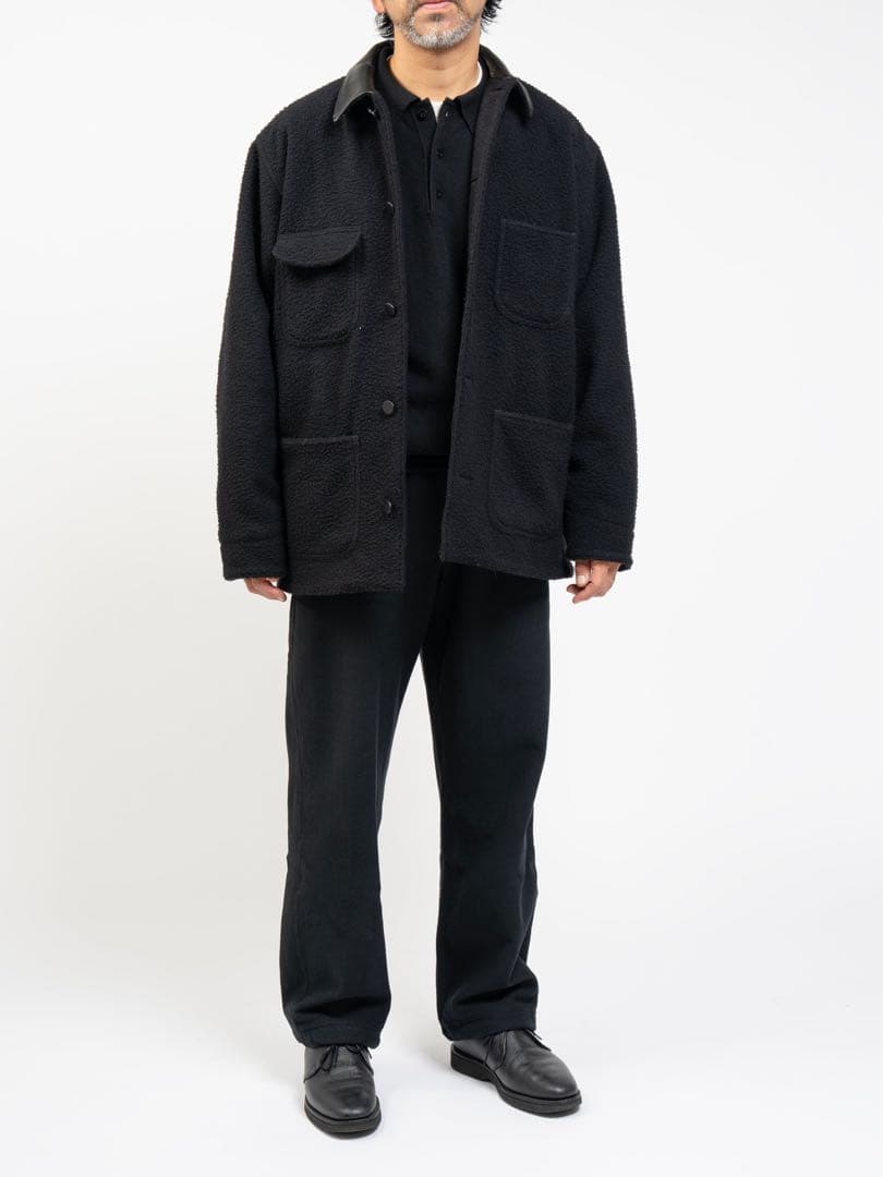 新品OVY Casentino Over Half Coat ハーフコート 黒