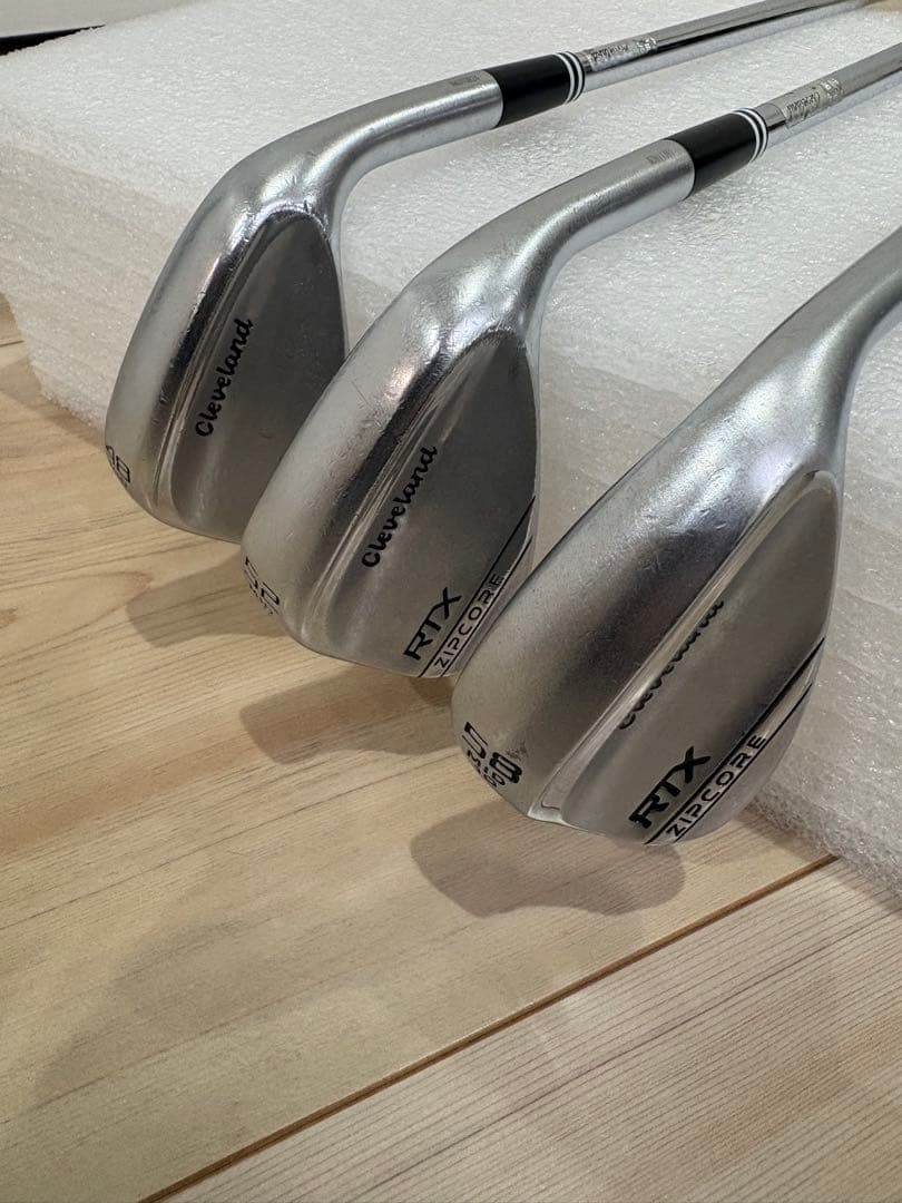 Cleveland RTX ・ウェッジ、48度、52度、58度のロフト角中古品