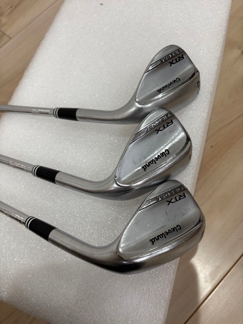 Cleveland RTX ・ウェッジ、48度、52度、58度のロフト角中古品