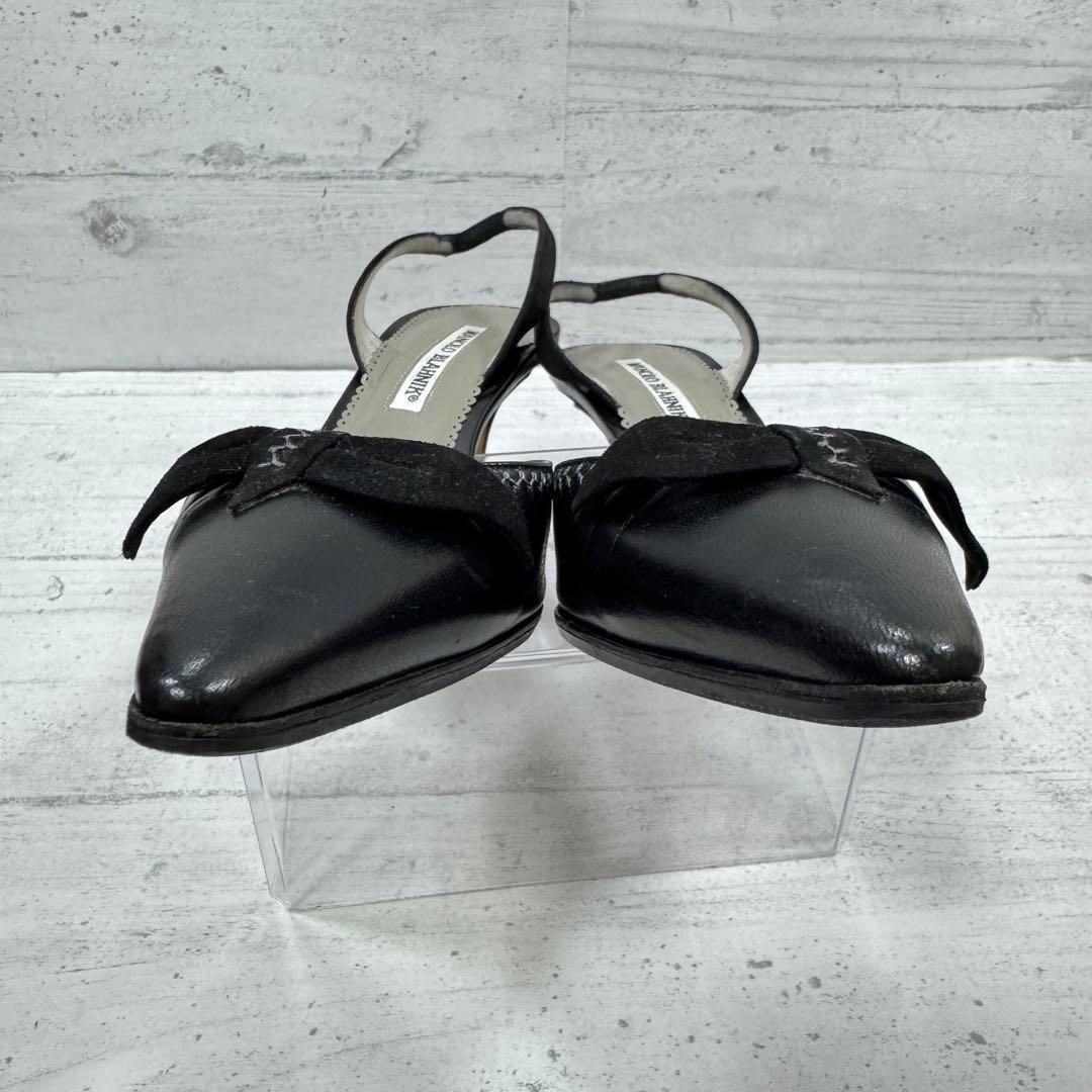 MANOLO BLAHNIK マノロブラニク パンプス ブラック 23.5