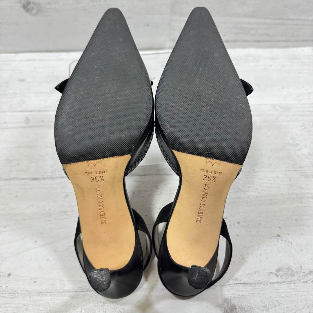 MANOLO BLAHNIK マノロブラニク パンプス ブラック 23.5