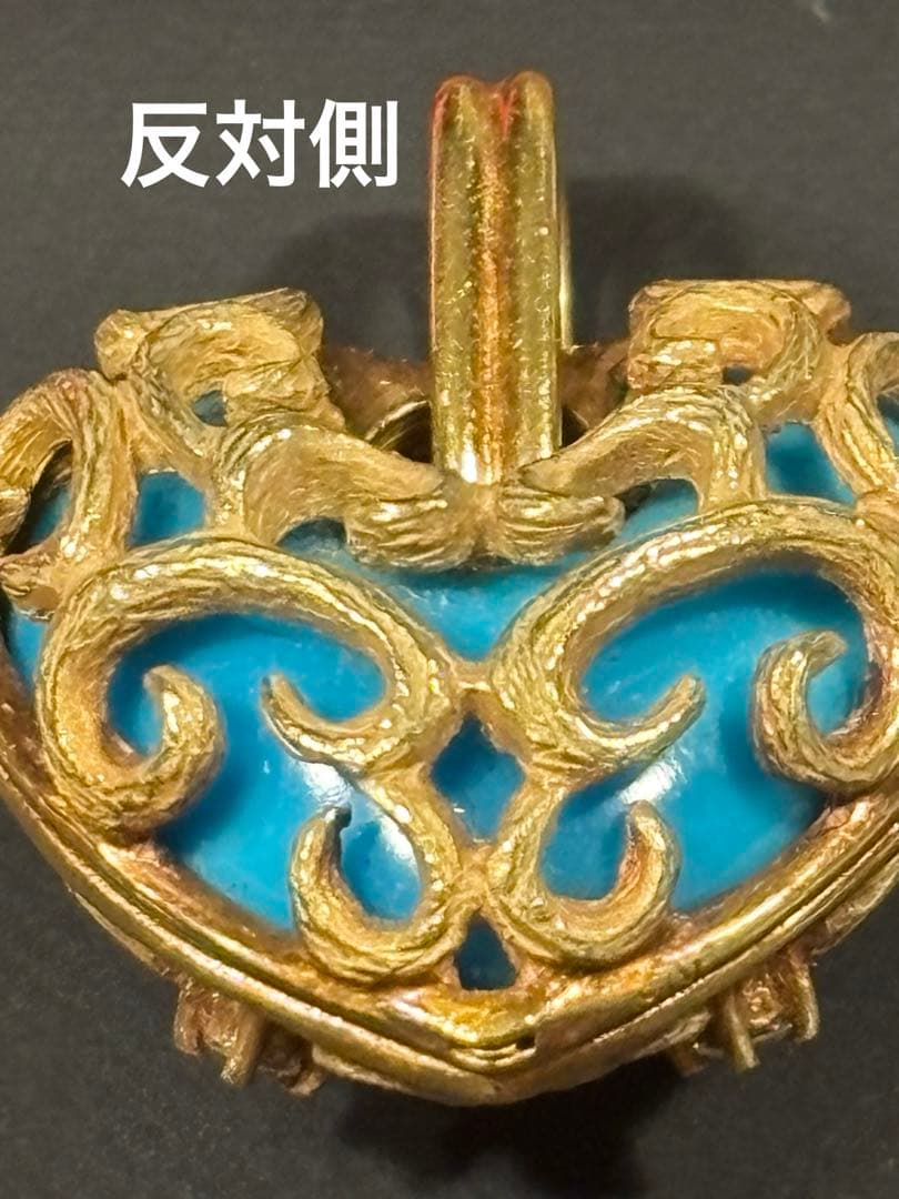 K18ターコイズハートネックレス