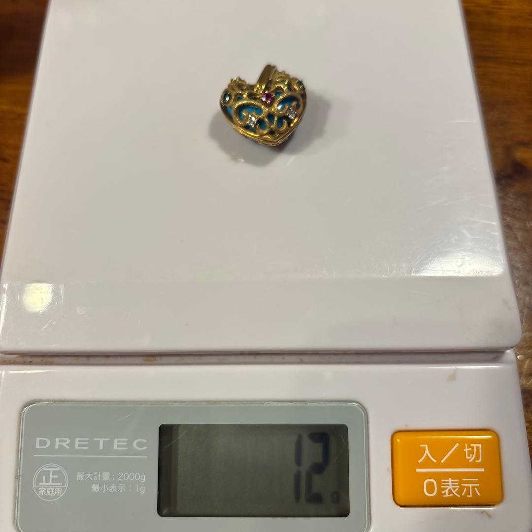 K18ターコイズハートネックレス