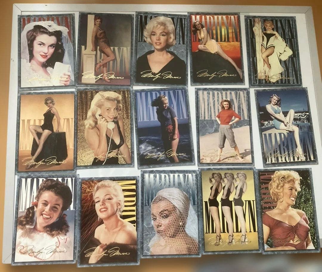 【マリリンモンロー】箔押しトレカ62枚/Marilynインサートレア有