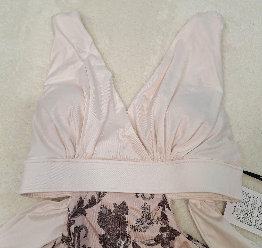 エイミーイストワール 水着 カッティングドレープワンピース MIXBROWN S