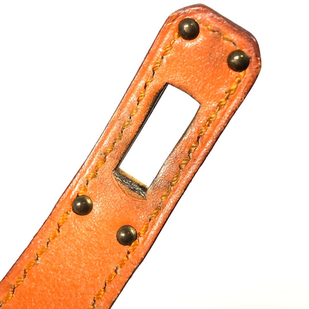 エルメス　ブレスレット　ケリー　ドゥブルトゥール　レザー×金属素材　バングル　箱