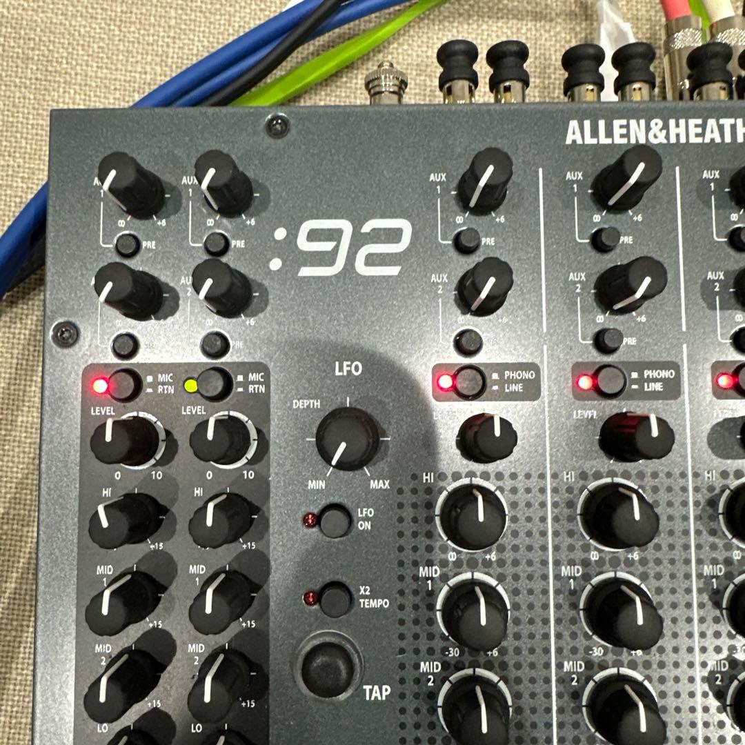 ALLEN&HEATH :92 DJミキサー　アレヒ92 一台