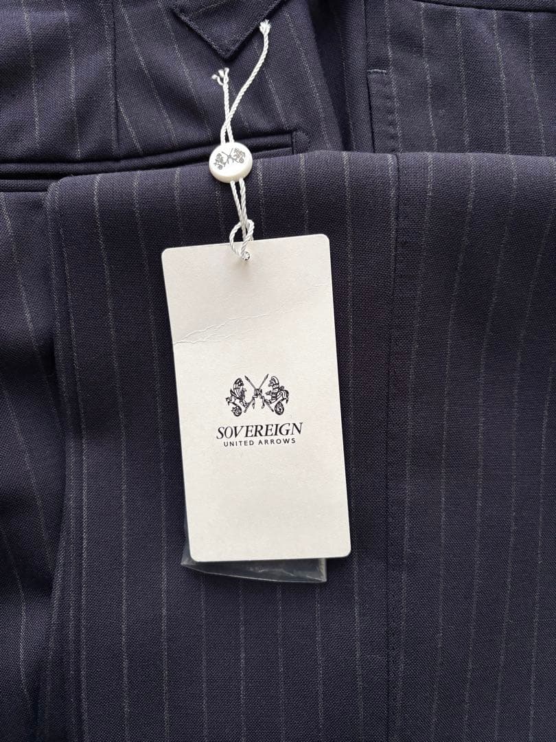 UNITED ARROWS SOVEREIGN チョークストライプ スーツ