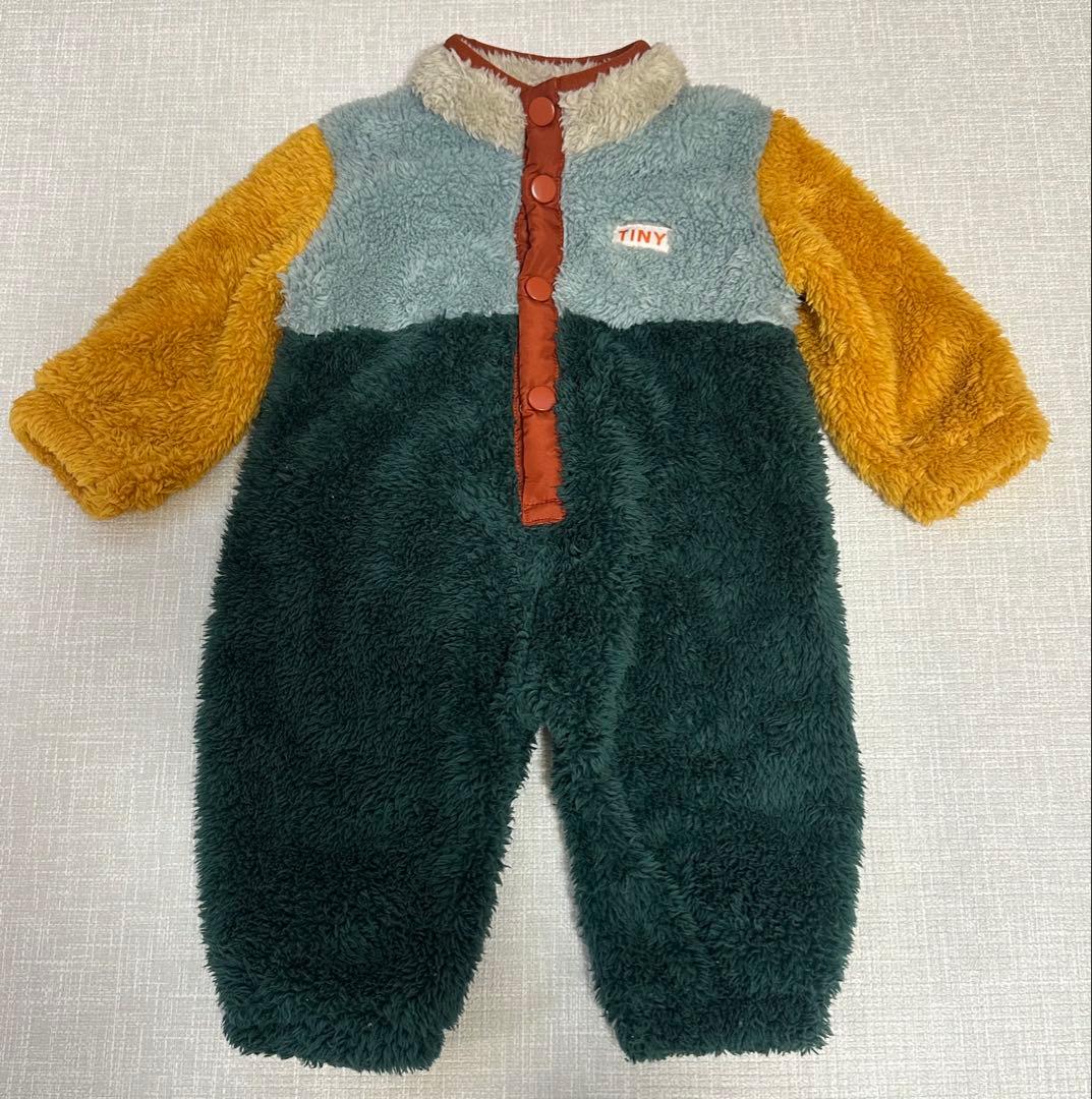 Tinycottons フリース　アウター　ジャンプスーツ