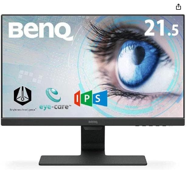 BenQ 21.5インチ IPSモニター 本体＋電源コード