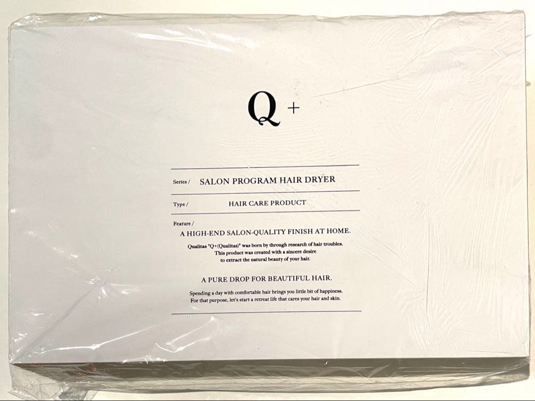 Q+ (クオリタス) ドライヤー QU-HD01-GD
