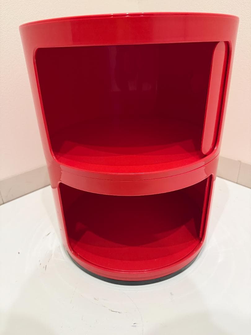 【格安】Kartell カルテル コンポリビニ スマイル 赤 レッド 収納