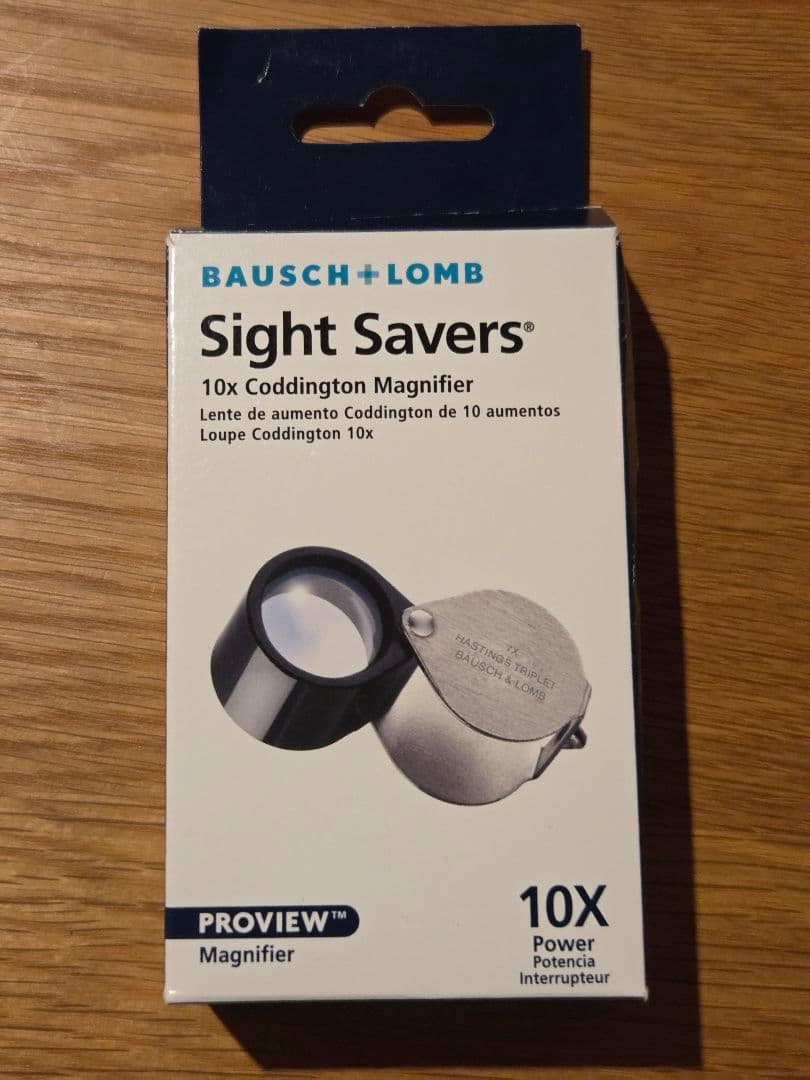 Bausch&Lomb ボシュロム ルーペ アメリカ製10倍 コディントン