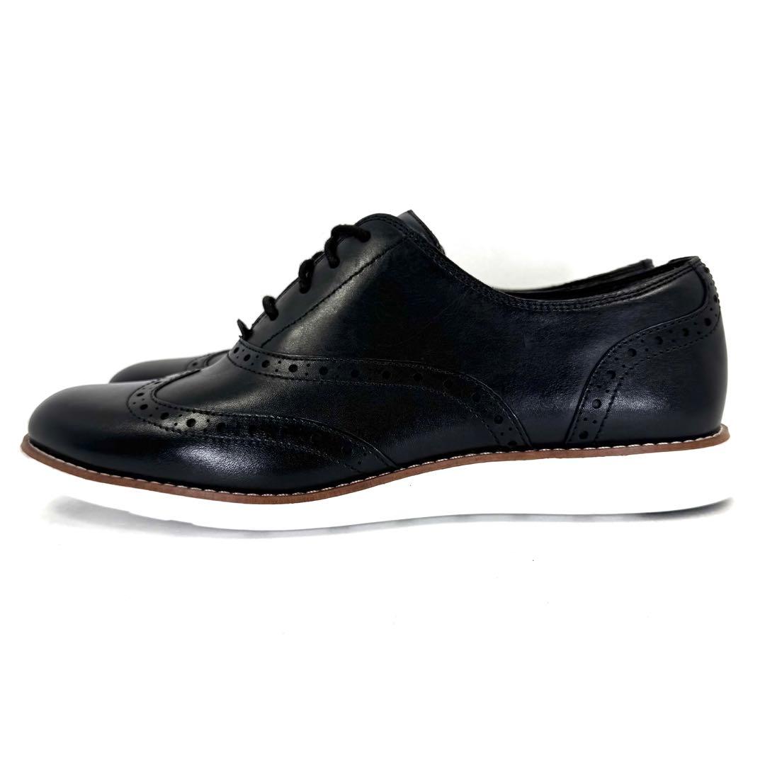 【COLE HAAN】コールハーン （27cm） ウィングチップ 革靴 ブラック