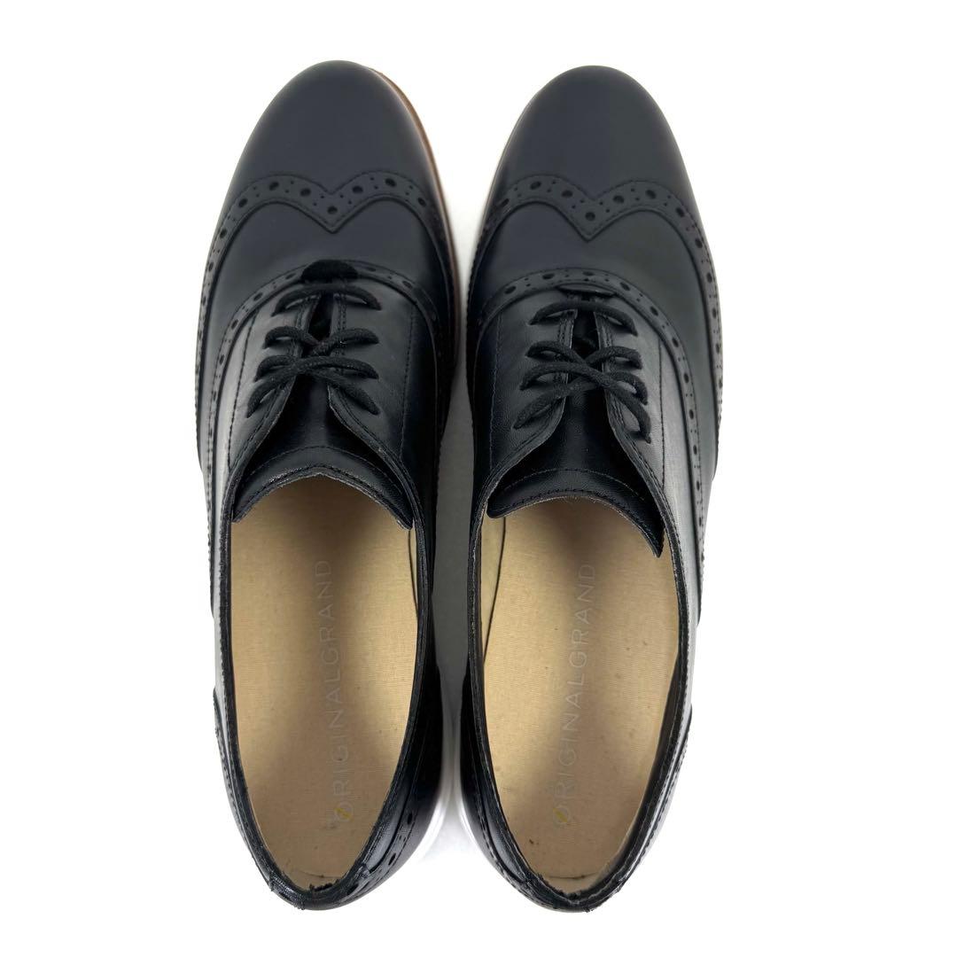 【COLE HAAN】コールハーン （27cm） ウィングチップ 革靴 ブラック