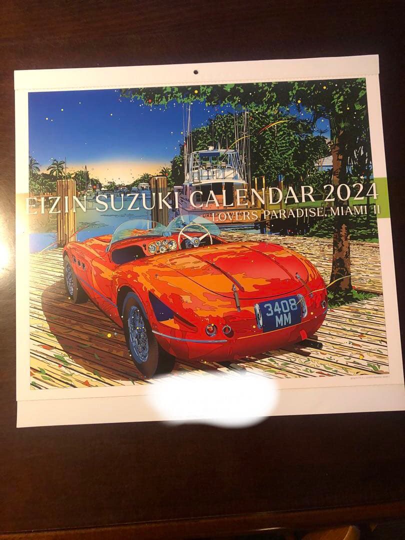 鈴木英人　壁掛けカレンダー　５年分　ポスターにも