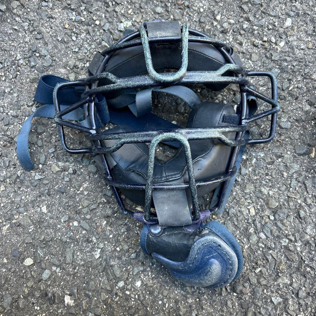 専用 MIZUNO キャッチャー防具 ネイビー硬式用