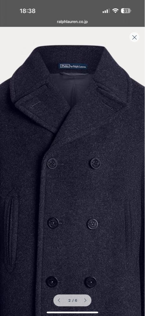 ジ*ゾ様 Polo by Ralph Lauren ピーコート