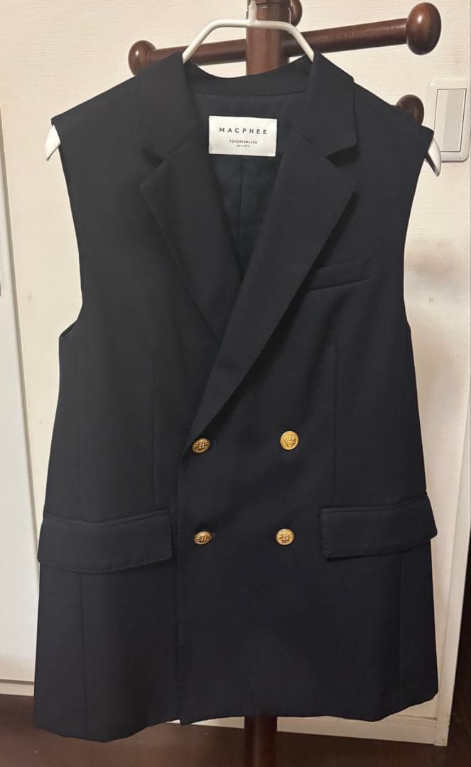 トゥモローランド　MACPHEE W/GABA VEST 36サイズ