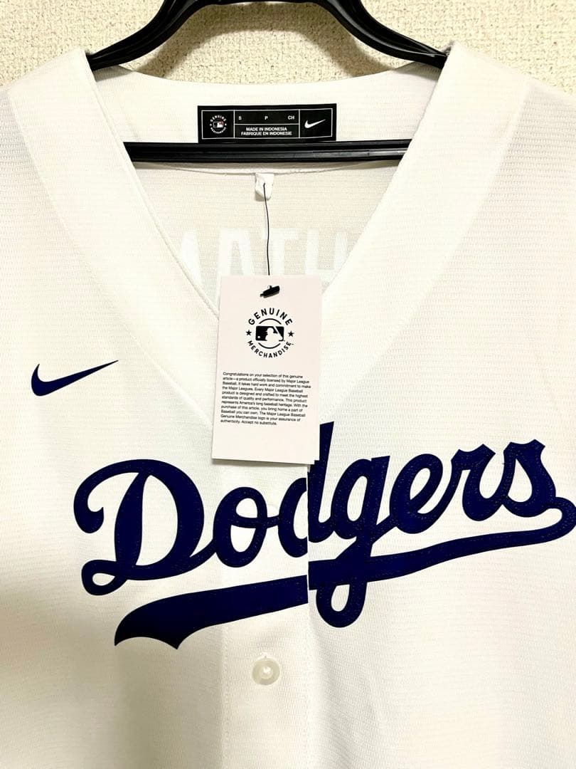Nike Dodgers ユニフォーム Sサイズ ホワイト　OHTANI 17
