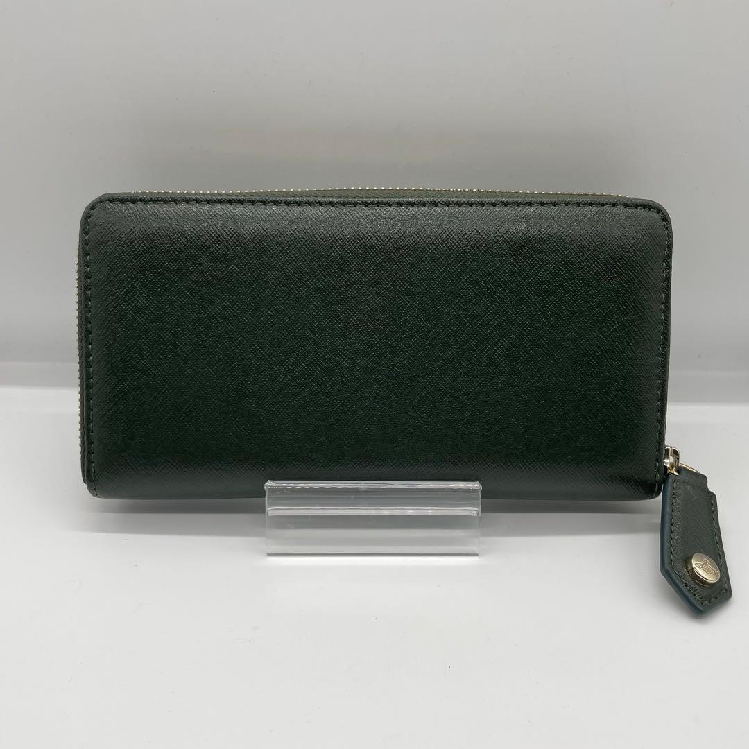 茶々丸様ヴィヴィアンウエストウッド　オーブ　ラウンドファスナー　長財布　w6