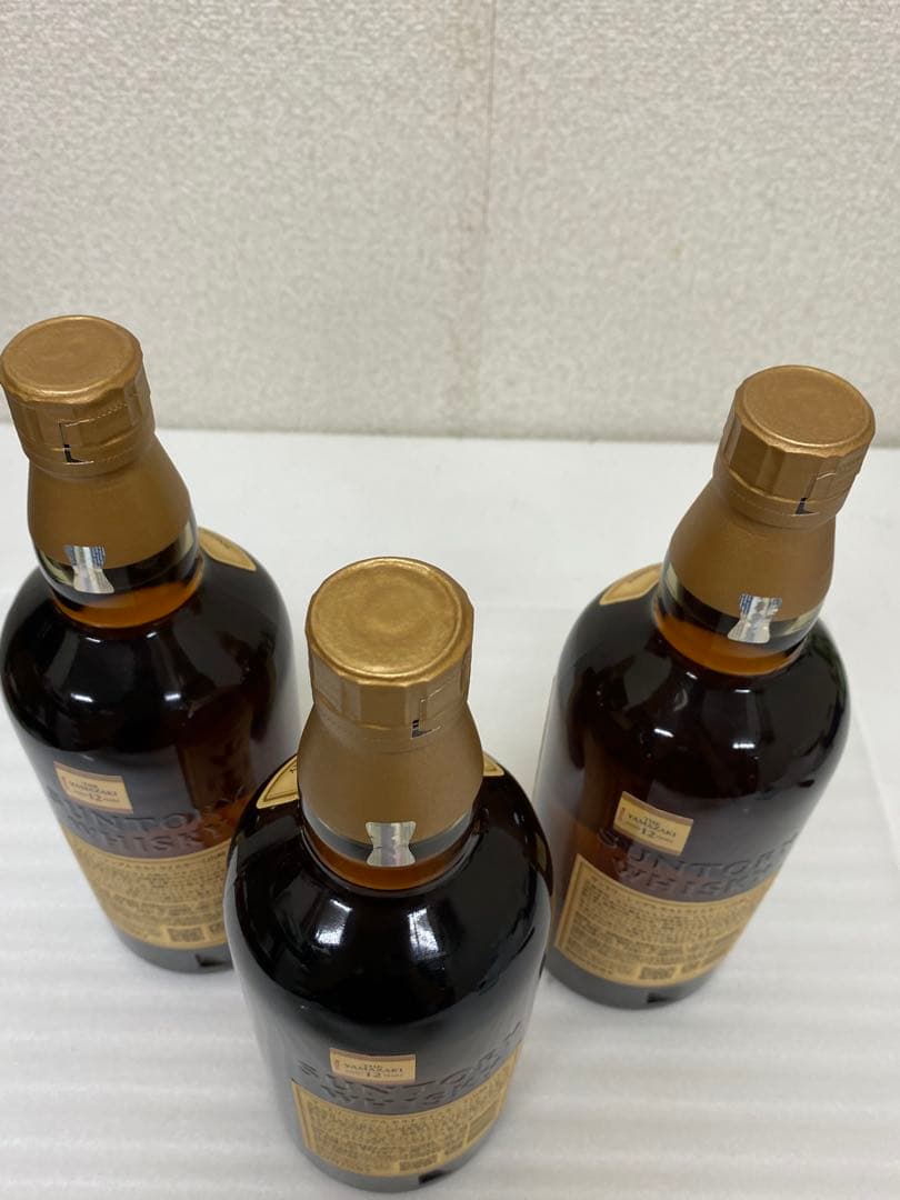 3-2494 山崎12年シングルモルトウィスキー3本セット