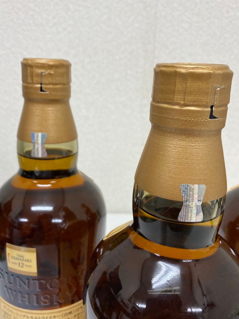 3-2494 山崎12年シングルモルトウィスキー3本セット