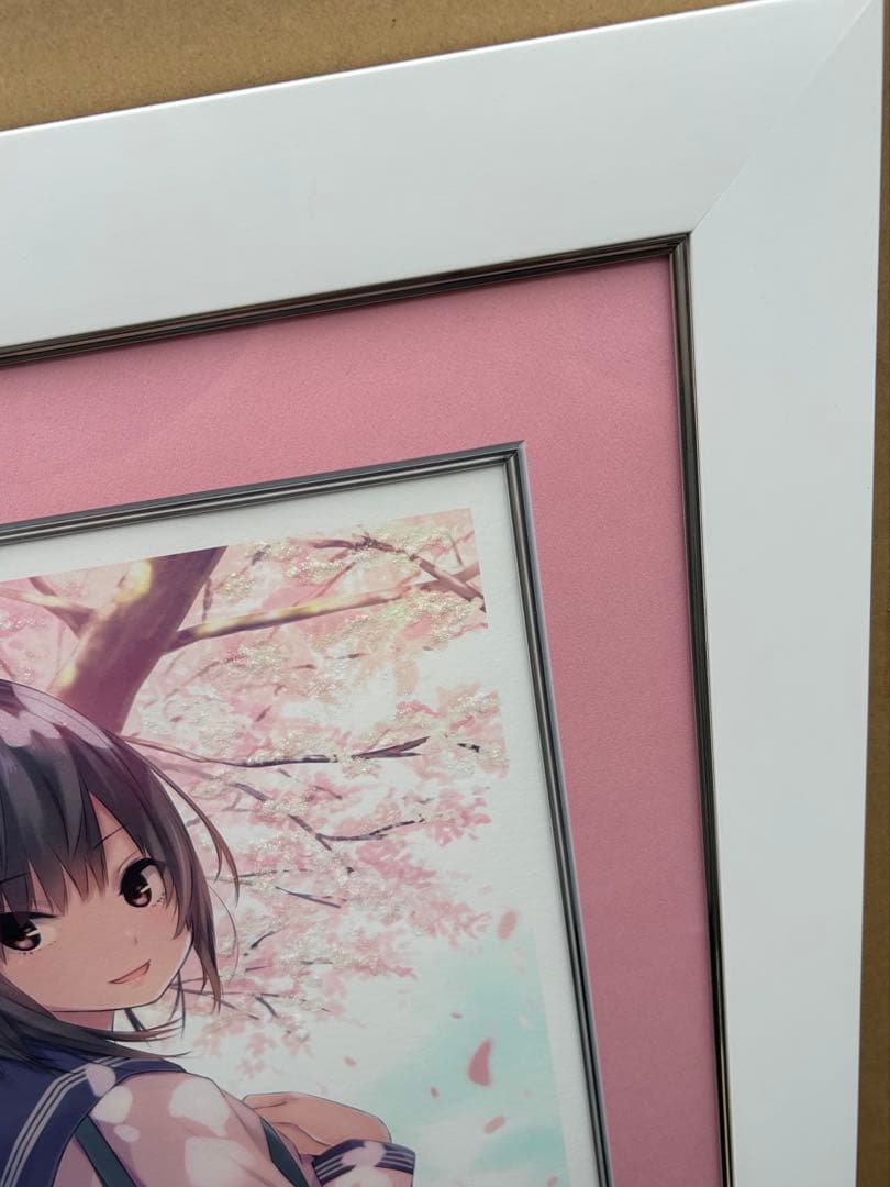 珈琲貴族 ミクスドメディア　SPRING SUNLIGHT アールビバン 版画