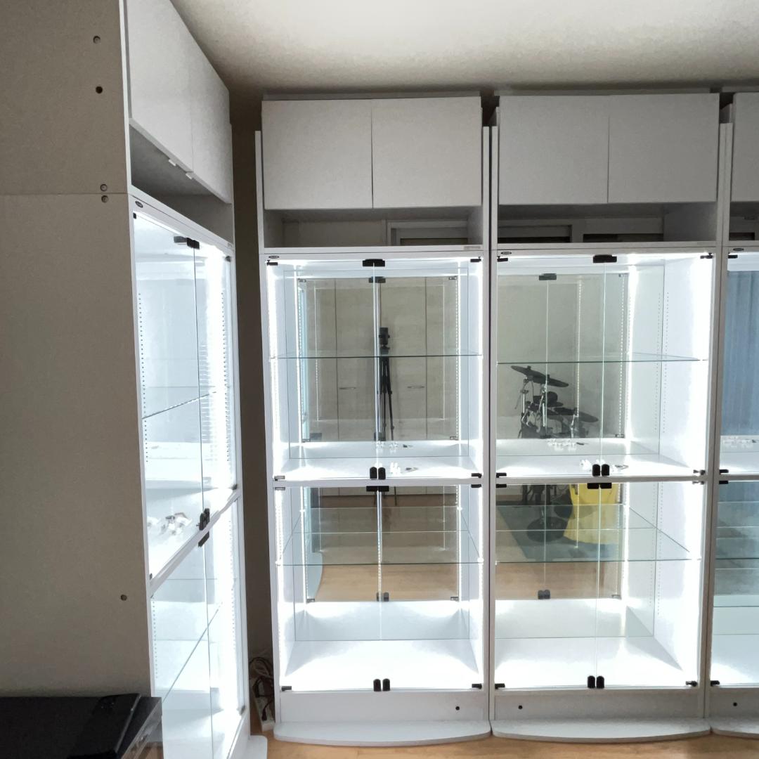 JAJAN フィギュアラック サード 幅83cm 奥行39cm　３点セット