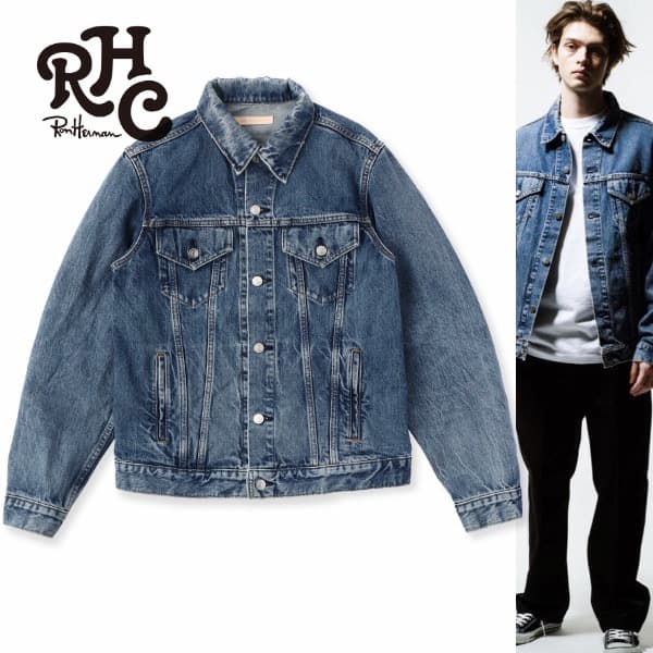 定価50,600円 ロンハーマン RHC ビンテージ デニムジャケット S