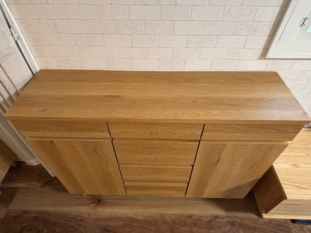 ベルメゾン 奥行が選べるカウンターキャビネット［日本製］ ナチュラル　奥行30㎝