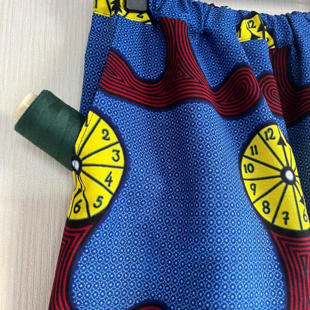 【専用品】アフリカ布　アフリカンプリント　サロペット　テーパードパンツ　ベスト