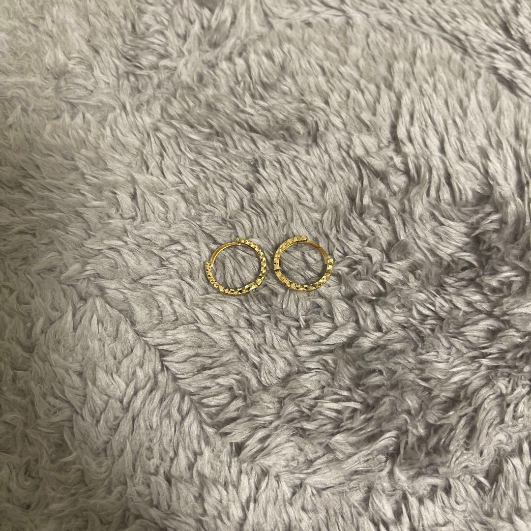 アヴァランチ フープピアス 10k 12mm